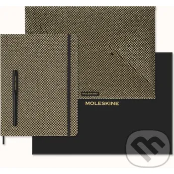 Záložka Moleskine - zberateľský set Shine zlatistý v darčekovej krabici - Moleskine Moleskine