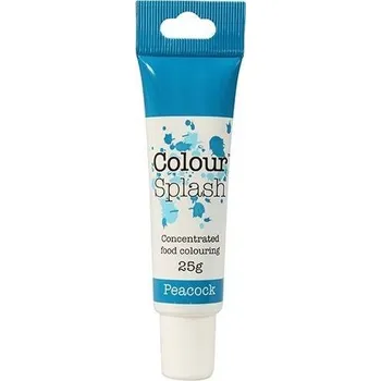 Gelová barva - Paví modrá - 25 g