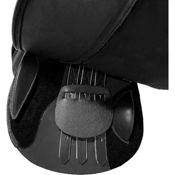 Jezdecké sedlo Skokové sedlo Supreme Atlanta s vyměnitelnou komorou, 16", černá