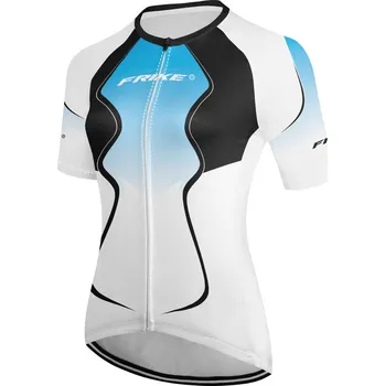 cyklistický dres Dámský cyklistický dres, Frike®, B11, bílá modrá černá, 2023 Velikost: XL