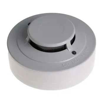 Bezpečnostní detektor Čidlo plamene, Optický detektor kouře, Kabelový, 12V dc, průměr: 98mm, PC