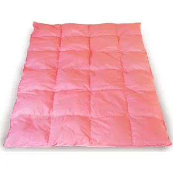 přikrývka Péřová, prošívaná přikrývka nejvyšší kvality - růžová 140x200