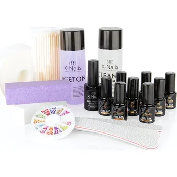 Přípravek na nehty Velká startovací sada gel laků – EASY MANICURE (sada 8 barevných gel laků dle výběru, bez lampy) (Cenově zvýhodněná sada gel laků)