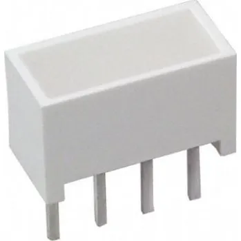 Dioda LED displej Světelná lišta barva LED diody Zelená 50 mcd Broadcom 585 nm