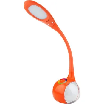 Stojací lampa NILSEN LED stolní lampa MAGIC dotyková, stmívatelná, 7W, barev.podsvícení, oranžová US013