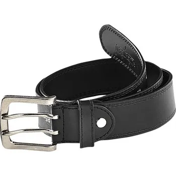 Opasek Swedteam kožený opasek černý Velikost: S