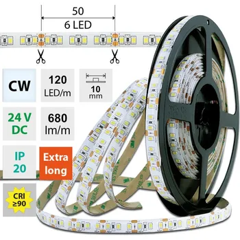 LED osvětlení LED pásek 24V_ 7W 120SMD McLED CW IP20 680lm