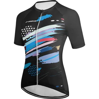 cyklistický dres Dámský cyklistický dres, Frike®, B13, černá modrá červená, 2023 Velikost: 2XL