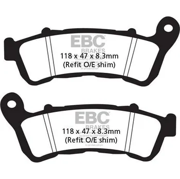 Brzdová destička Brzdové destičky EBC SFA388 HONDA SH 150 2009-2016