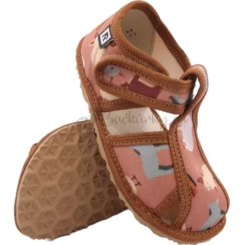 Chlapecké bačkory Dětské flexi (barefoot) pantofle RAK 100015-5 Farma hnědá - vel. 32