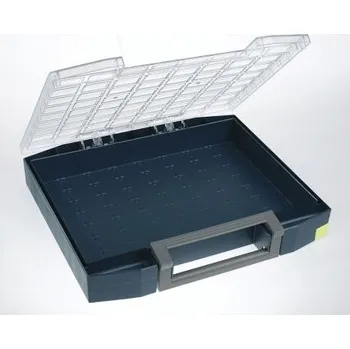 Jednorázové nádobí Přihrádková krabice Modrá, PC, PP 78mm x 465mm x 401mm Raaco