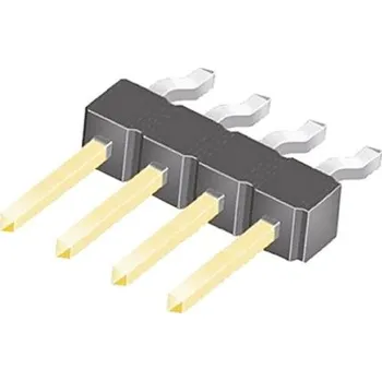 Elektrický konektor Kolíkový konektor, řada: TSM, číslo řady: Samec, Deska-Deska, Vodič-Deska, počet kontaktů: 4, počet řad: 1, rozteč: