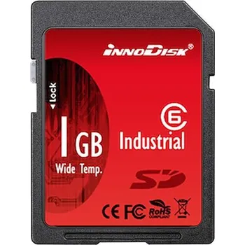Paměťová karta Karta SD SD 1 GB Ano SLC InnoDisk, řada: Industrial -40 → plus 85°C 32x