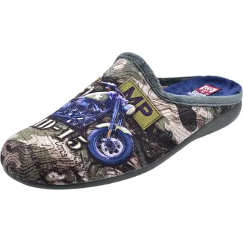 Pánské pantofle PÁNSKÉ PANTOFLE GEMA 5033-021 HNĚDÁ Barva: HNĚDÁ, Velikost: 42