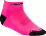 Crussis cyklistické ponožky růžová/černá vel. 35-38