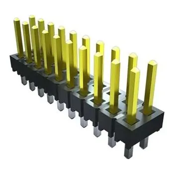 Elektrický konektor Kolíkový konektor, řada: TW, počet kontaktů: 2, počet řad: 1, rozteč: 2.0mm, Průchozí otvor, Nekrytý