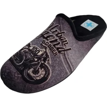 Pánské pantofle PÁNSKÉ PANTOFLE GEMA 5180 ČERNÁ Barva: Černá, Velikost: 42