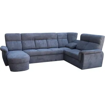 Sedací souprava MODENA U Levá - sedací souprava látka GRAFITOVÁ- ARAGON 97 - kolekce "E" (FE) (K250) NOVÁ LÁTKA