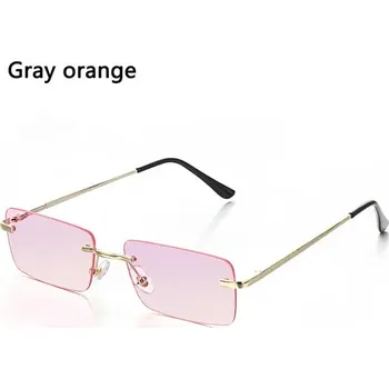 Dámské luxusní retro sluneční brýle UV400 | Ochrana před sluncem - Šedá oranžová