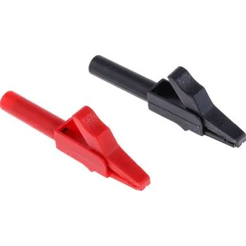 Krokosvorka Krokosvorka, 15A, materiál kontaktu: Mosaz, Černá/červená, Staubli