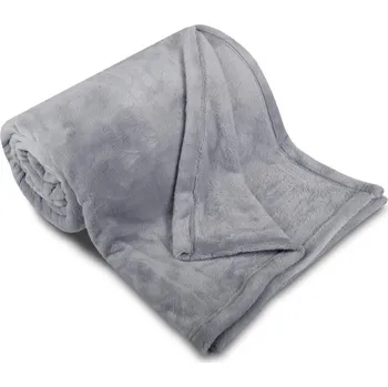 Sleep-well Deka mikroflanel Sleep-well ®150x200cm, jednobarevná, sv. šedá