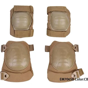 Sportovní střelba EmersonGear Set vojenských loketních a kolenních chráničů - Coyote Brown