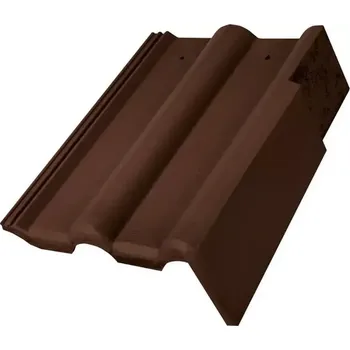 Střešní krytina Bramac Classic NOVO krajní taška pravá tmavohnědá