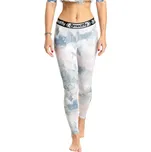 Dámské termo kalhoty Meatfly Taro bílá/růžová/šedá M