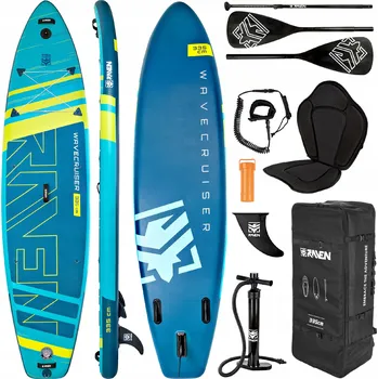 Paddleboard Paddleboard SUP RAVEN WaveCruiser 10′12″ Blue/Lime 335cm