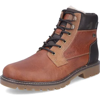 Pánská zimní obuv PÁNSKÉ KOTNÍKOVÉ BOTY RIEKER 38832-22 HNĚDÁ Barva: HNĚDÁ, Velikost: 42