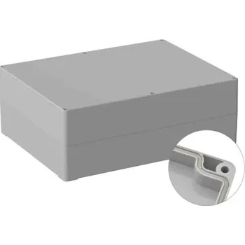 Rozvaděč Univerzální skříň IP65 barva Šedá ABS 230 x 300 x 110mm Neopren