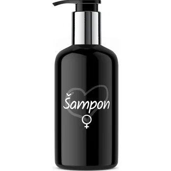 Dávkovač mýdla Nanolab Lahvička s pumpičkou "Šampon pro ni" Objem: 300 ml