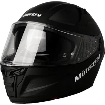 Motodoplněk Integrální helma na motorku MotoZem Guardian matná černá