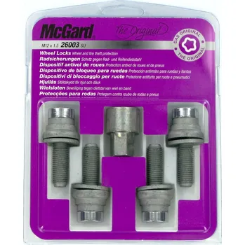 Šroubek na kolo McGard bezpečnostní šrouby M12x1,5x32,3mm ploché s podložkou, klíč 17