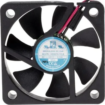 PC ventilátor RS PROAxiální ventilátor 12 V DC DC, průtok vzduchu: 15.3m³/h 960mW80mA, 50 x 50 x 10mm