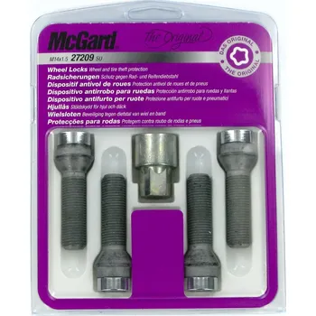 Šroubek na kolo McGard bezpečnostní šrouby M14x1,5x44mm kužel 60, klíč 17