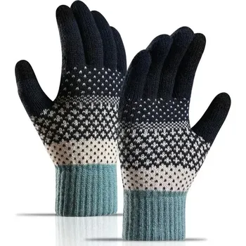 Rukavice Dámské zateplené fleecové zimní rukavice | Ochrana rukou - Černá