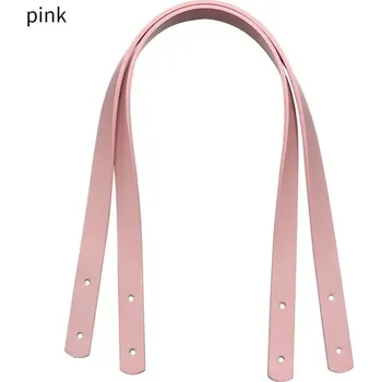 Kabelka Odnímatelný PU kožený popruh na tašku | Výměnný pásek na tašku - růžový