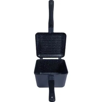 Pánev RidgeMonkey Pánev Connect Deep Pan & Griddle XL Granite Edition