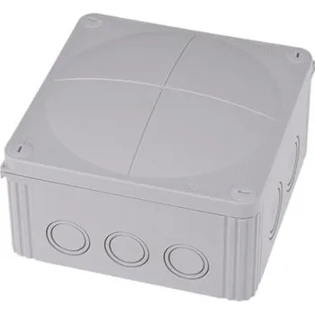 Rozvaděč Rozvodná skříň Polypropylen Šedá 140 x 140 x 82mm řada Combi IP66, IP67