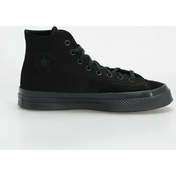 Pánská obuv Converse Chuck 70 Hi Marquis Nubuck Suede (black/black/black) 45, černá