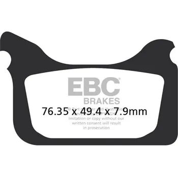 Brzdový systém BRZDOVÉ DESTIČKY SINT MXS RACE KTM SMR 525 2005-2005