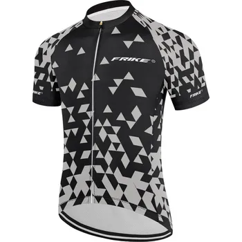 cyklistický dres Pánský cyklistiský dres, Frike® C9, šedá černá, 2023 Velikost: 2XL