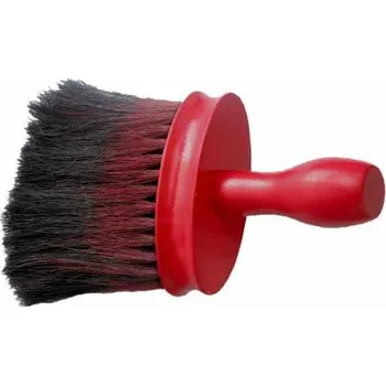 Příslušenství k barvení vlasů Oprašovací štětka Duko 1437, dřevo/koňské žíně - oválná (1437h) + dárek zdarma