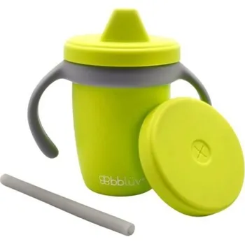 Silikonový hrníček Sippy Küp Lime