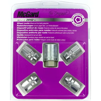 Šroubek na kolo McGard bezpečnostní matky M12x1,25x32,5mm kužel 60, klíč 19