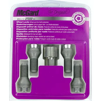 Šroubek na kolo McGard bezpečnostní šrouby M14x1,5x27,3 kužel 60, klíč 17