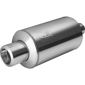 Zadní díl výfuku ULTER SPORT Sportovní výfuk 1x 80mm - NEREZ NRS-001, univerzální Průměr vstupu: 55 mm