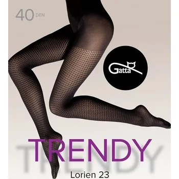 Dámské punčochy Gatta punčochové kalhoty Lorien 23 40DEN - černá, XXL