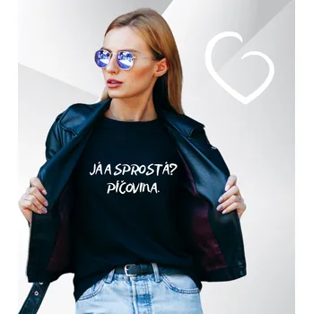Dámské tričko Dámské tričko - Já a sprostá? Pí*ovina. Barva: Růžová, Velikost: 2XL